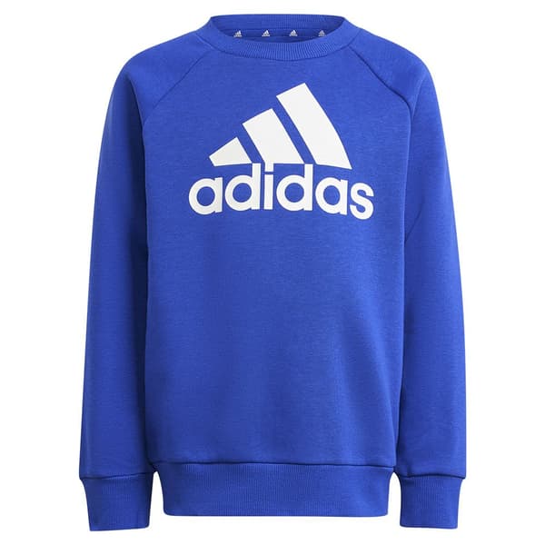 Adidas Essentials Logo Fleece Set Blå 3-4 Years Pojke