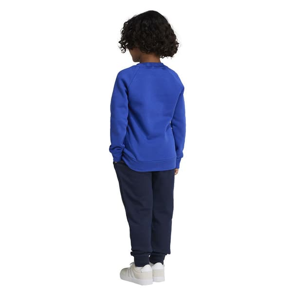 Adidas Essentials Logo Fleece Set Blå 3-4 Years Pojke
