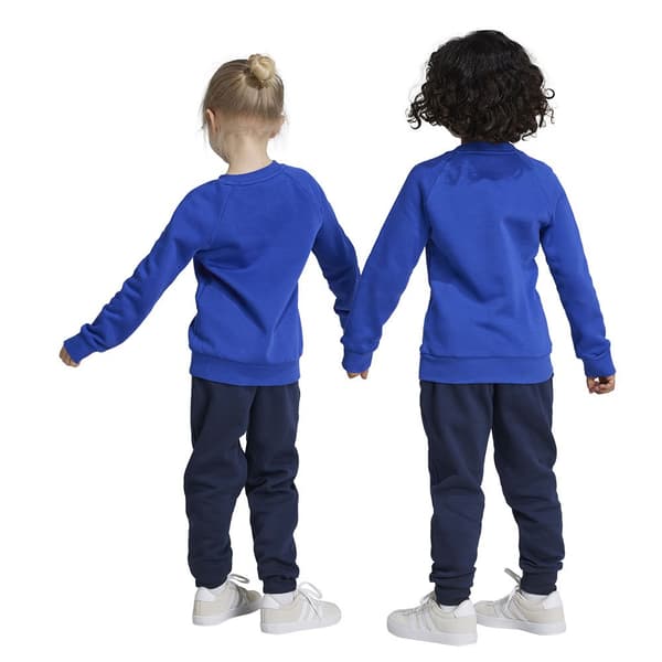Adidas Essentials Logo Fleece Set Blå 3-4 Years Pojke