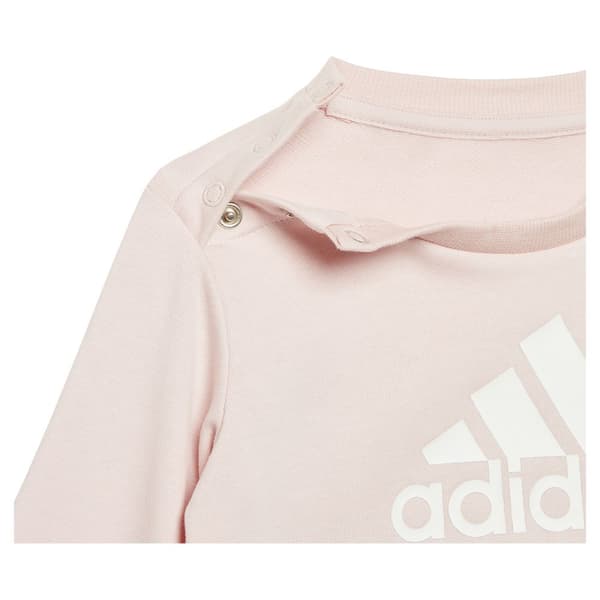Adidas Badge Of Sport French Terry Sæt Rosa 18-24 Months Dreng
