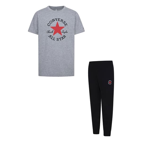 Converse Kids Dissected Ctp Fit Kortärmad Uppsättning Svart,Grå 6-7 Years