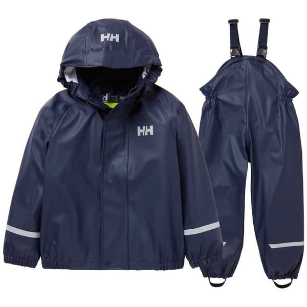 Helly Hansen Bergen Langærmet Sæt Blå 4 Years