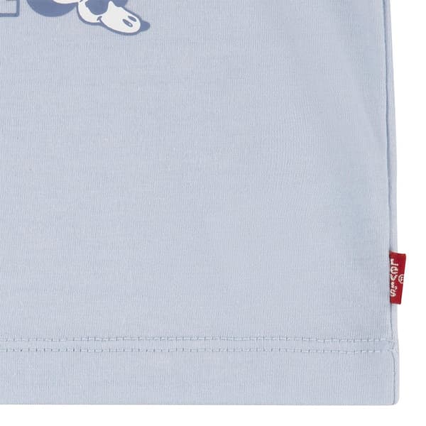 Levi´s ® Kids Critter Stacked Logo Kortärmad Uppsättning Blå 12 Months