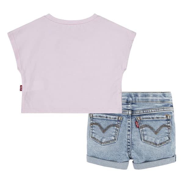 Levi´s ® Kids Blommig Dolman-set Rosa 12 Months