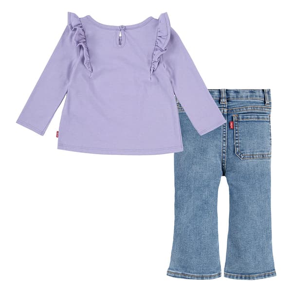 Levi´s ® Kids Langærmet Sæt 2 Enheder Lilla 18 Months