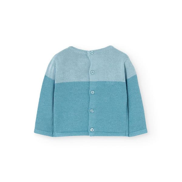 Boboli Knit Langærmet Sæt Blå,Grå 12 Months