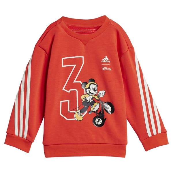 Adidas Disney Mickey Mouse Joggers Set Orange,Grå 12-18 Months Pojke