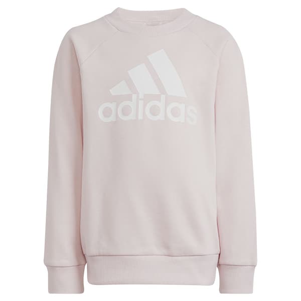 Adidas Essentials Logo French Terry Sæt Grå,Rosa 6-7 Years Dreng