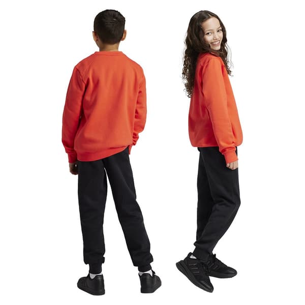 Adidas Essentials Big Logo Fleece Jogger Set Orange 15-16 Years Pojke