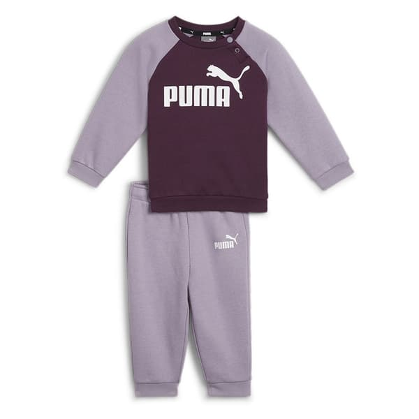 Puma Minicats Ess Raglan Sæt Lilla 12-18 Months Dreng