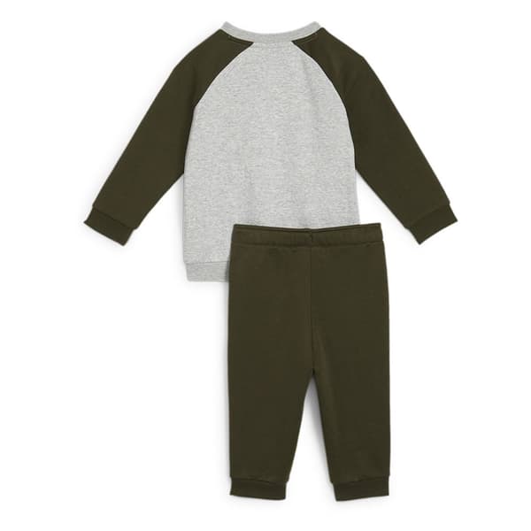 Puma Minicats Ess Raglan Set Grönt,Grå 2-4 Months Pojke