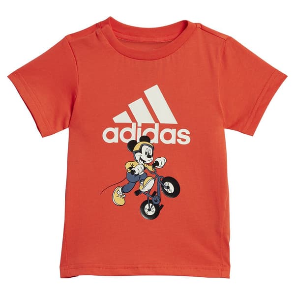 Adidas Disney Mickey Mouse Sæt Rød,Grå 6-9 Months Dreng