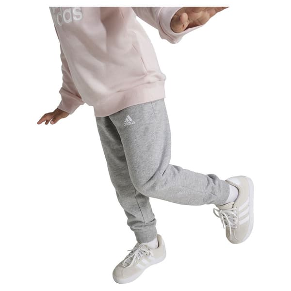 Adidas Essentials Logo French Terry Set Grå,Rosa 3-4 Years Pojke