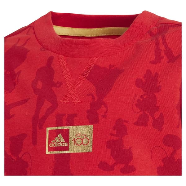 Adidas Disney 100 Sæt Rød 7-8 Years Dreng
