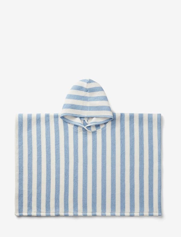 Paco Badponcho 1 år, Blå Radig - Liewood