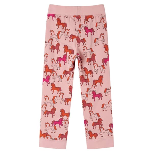 Lasten pitkähihainen pyjama vaaleanpunainen 92