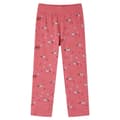 Pikkukuva 4 / 10: Lasten pitkähihainen pyjama vanha pinkki 92
