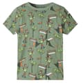 Pikkukuva 2 / 10: Lasten lyhythihainen pyjama vaalea khaki 116