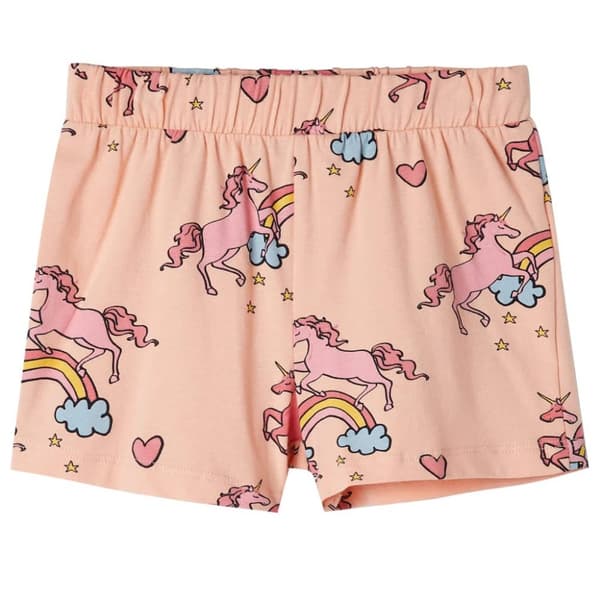 Pyjamas til børn str. 128 korte ærmer orange