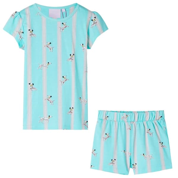 Lasten lyhythihainen pyjama harmaa 140
