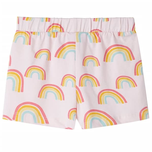 Barnpyjamas med korta ärmar blekrosa 116