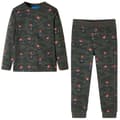 Pikkukuva 1 / 10: Lasten pitkähihainen pyjama khaki 128
