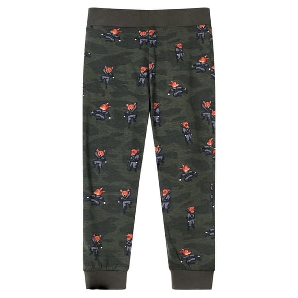 Lasten pitkähihainen pyjama khaki 104