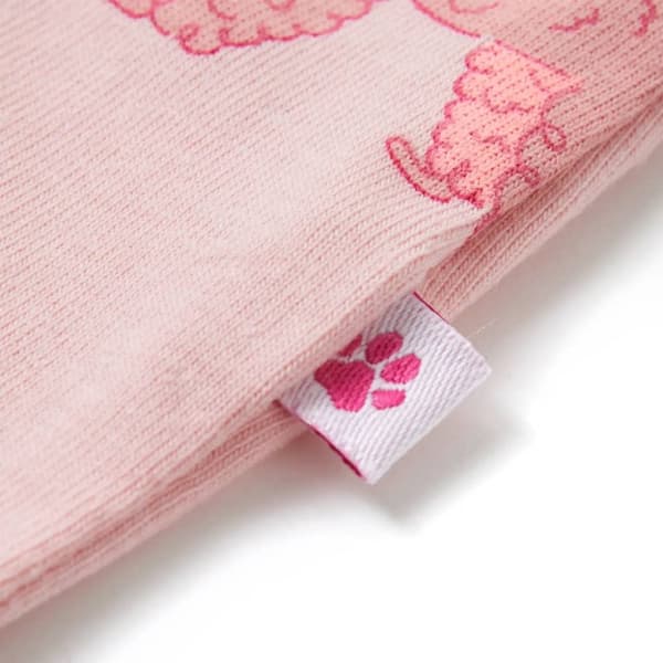 Lasten lyhythihainen pyjama vaaleanpunainen 140