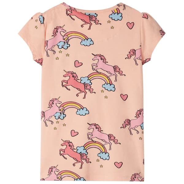 Pyjamas til børn str. 140 korte ærmer orange