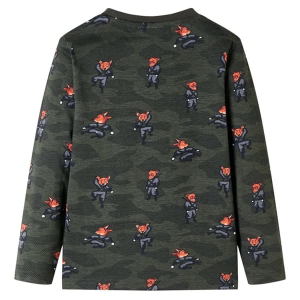 Pyjamas til børn str. 92 kakifarvet