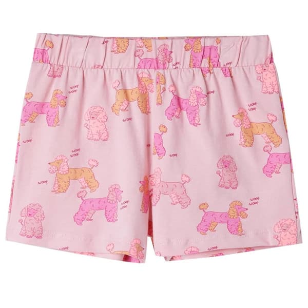Pyjamas til børn str. 104 korte ærmer lyserød