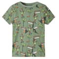 Miniatyrbild 3 av 11: Pyjamas med korta ärmar för barn ljus khaki 128 -  Nattkläder för barn