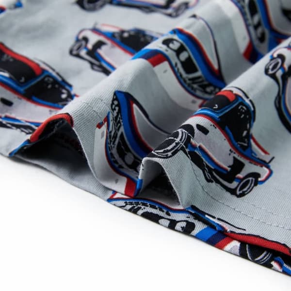 Barnpyjamas med korta ärmar för barn grå 116 - Nattkläder för barn