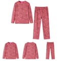 Pikkukuva 1 / 11: Lasten pitkähihainen pyjama vanha pinkki 116 -  Lasten Yövaatteet