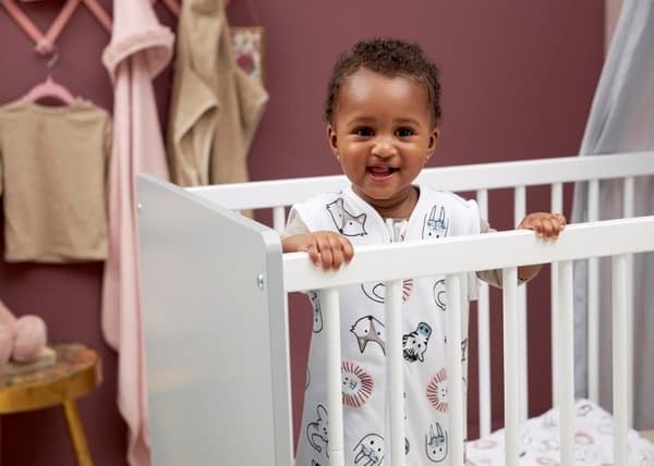 Meyco Baby Animal babysovsäck med dragkedja i ärmar - flerfärgad - 70 cm - 2,5 TOG