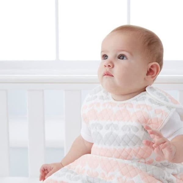 THE GRO COMPANY Grobag Baby Sleep Bag - Jacquard Blushing Tulips - TOG 2,5 - 18-36 månader