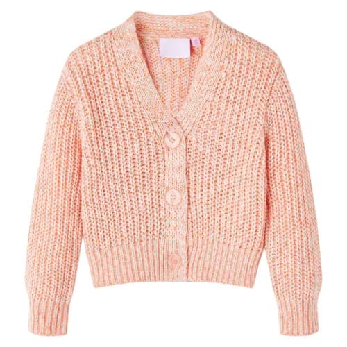 Stickad kofta för barn blandad rosa 104