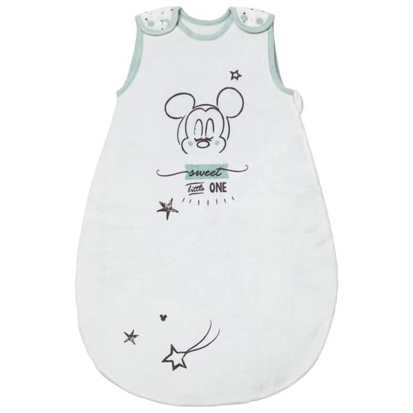 DISNEY Mickey Sovsäck 0-6 månader - 65 cm Vit/Grön