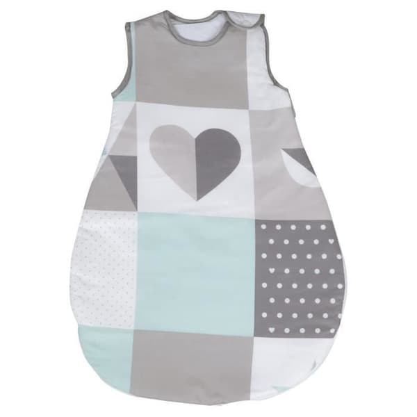 ROBA Happy Patch mint babysovsäck - 100 % ventilerande bomull - Finns i flera storlekar