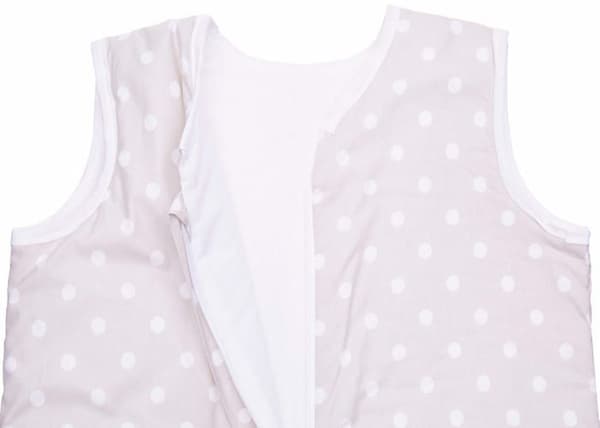 Sovsäck - mysig - sovsäck Italbaby - 760.0088-03 - Sovsäck 90 cm med prickiga Taupe