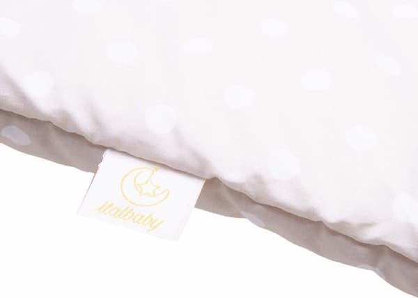 Sovsäck - mysig - sovsäck Italbaby - 760.0088-03 - Sovsäck 90 cm med prickiga Taupe