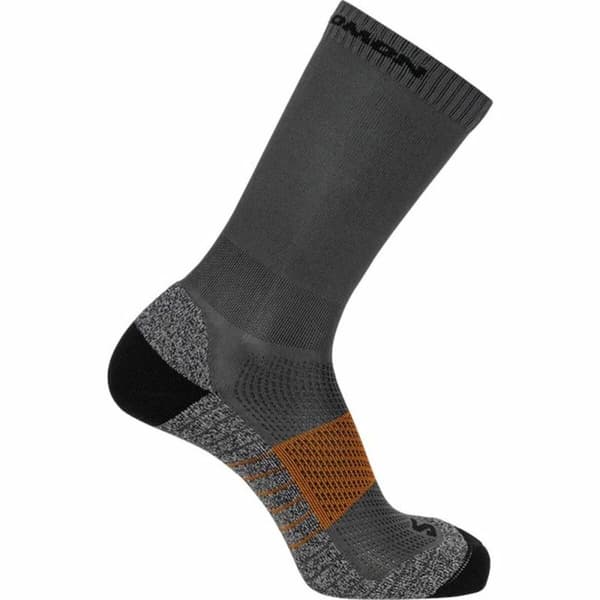 Urheilusukat Salomon Aero Ebony Musta/Harmaa