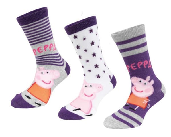 Greta Gris Barnstrumpor / Strumpor för Barn - 3-Pack 31/34