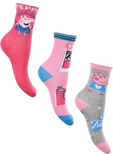 Greta Gris Barnstrumpor / Strumpor för Barn - 3-Pack 31/34