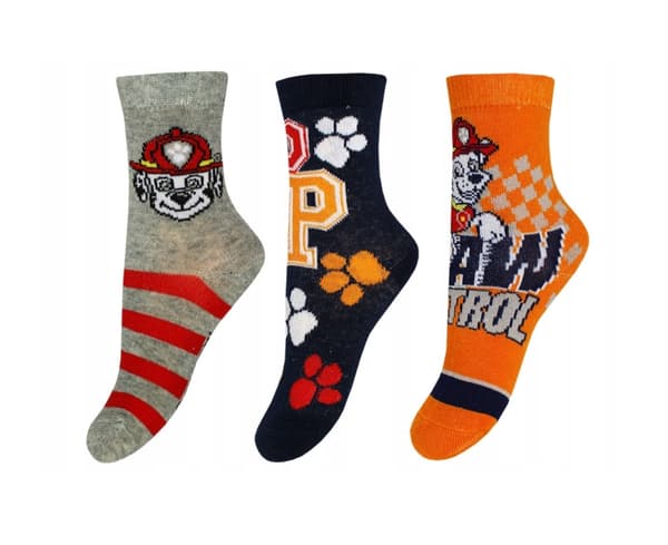 Paw Patrol Barnstrumpor / Strumpor för Barn - 3-Pack