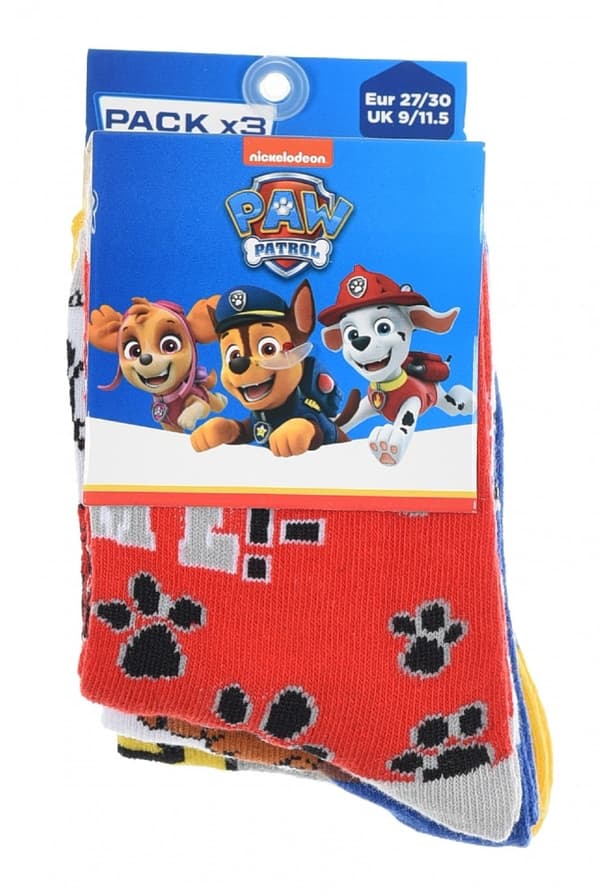 Paw Patrol Barnstrumpor / Strumpor för Barn - 3-Pack