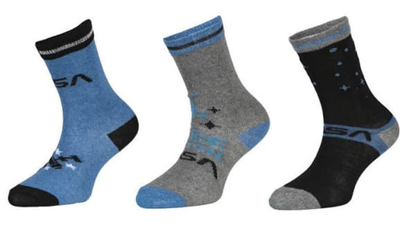 NASA Barnstrumpor / Strumpor för Barn - 3-Pack