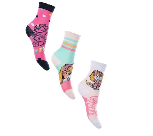 Paw Patrol Barnstrumpor / Strumpor för Barn - 3-Pack