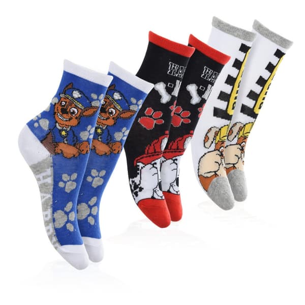 Paw Patrol Barnstrumpor / Strumpor för Barn - 3-Pack