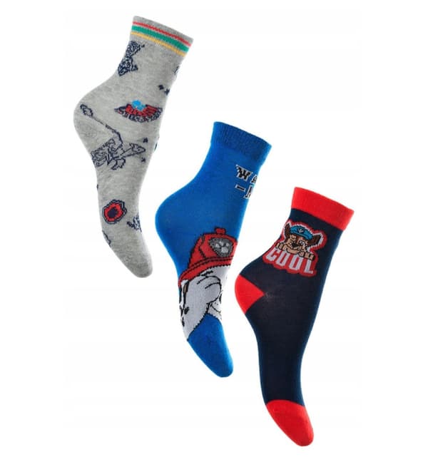 Paw Patrol Barnstrumpor / Strumpor för Barn - 3-Pack